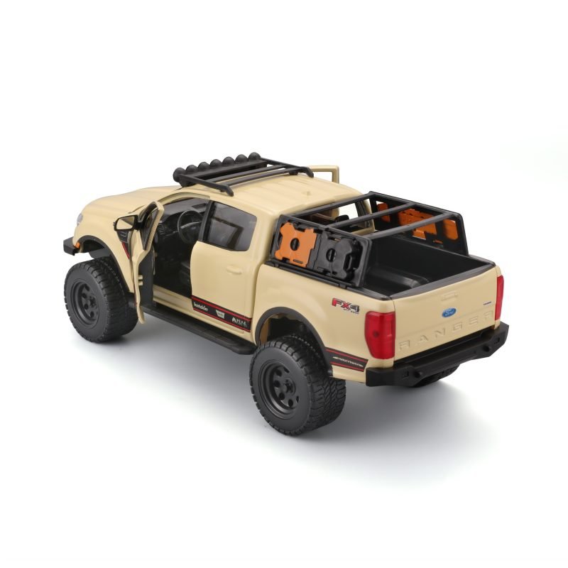 Camioneta Off-Road Ford Ranger 2019 a Escala 1:27 color beige - Image 3