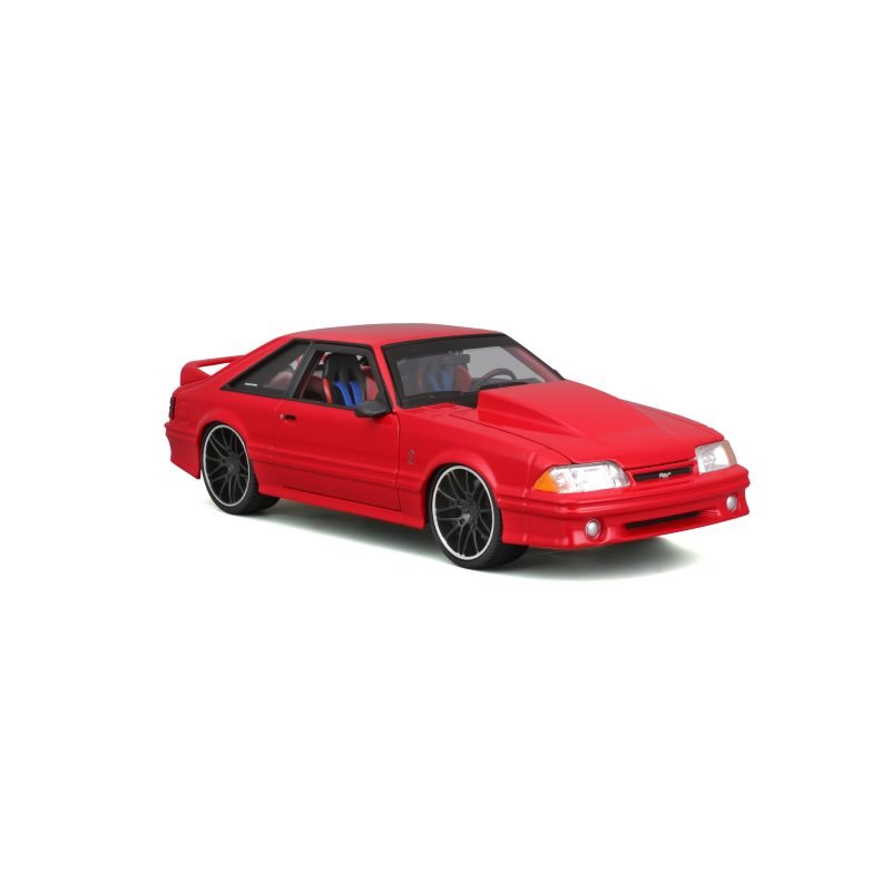 Auto Ford Mustang Svt Cobra 1993 Maisto a Escala 1:24 color rojo - Image 2