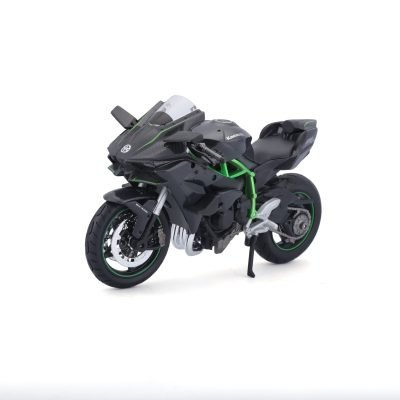 Moto Kawasaki Ninja H2r a Escala 1:12 color negro