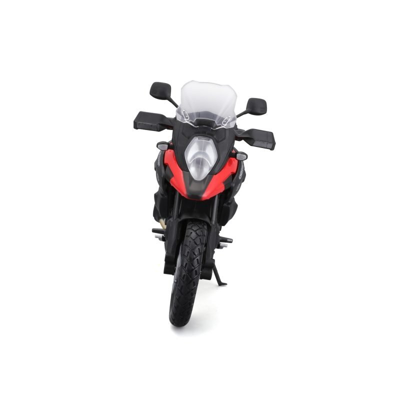 Suzuki V-Strom W/std. a Escala 1:12 color negro/rojo - Image 4