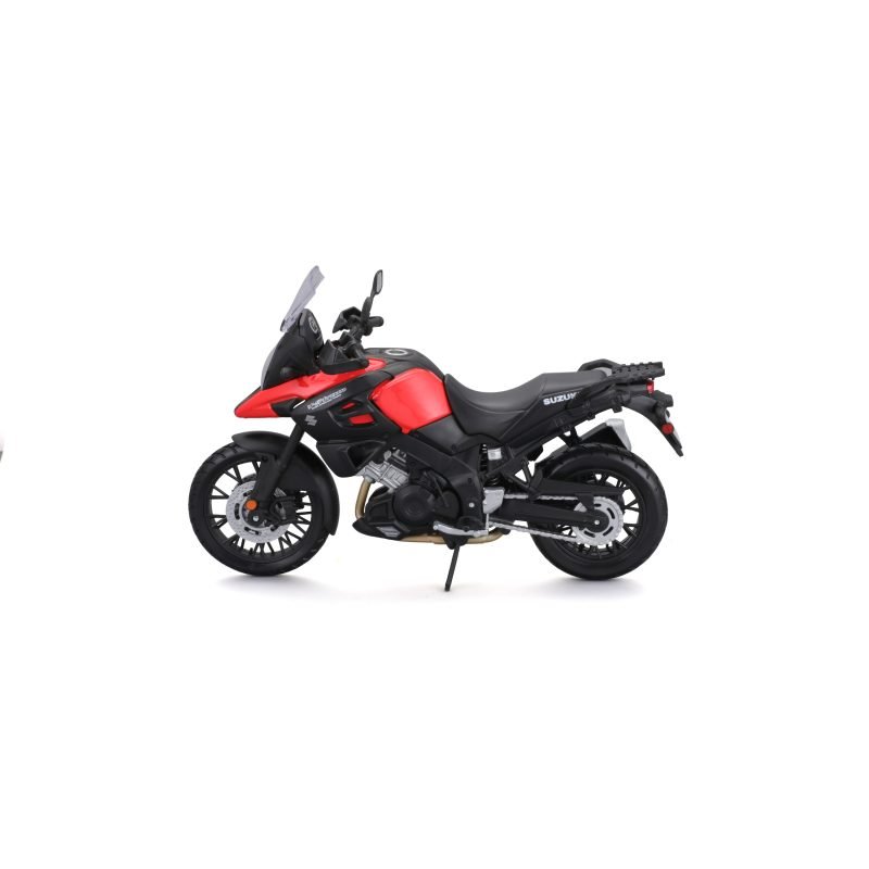 Suzuki V-Strom W/std. a Escala 1:12 color negro/rojo - Image 2