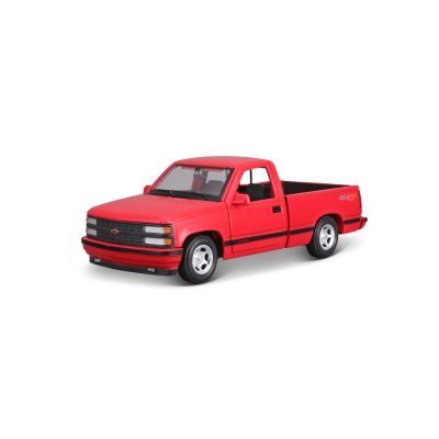 Camioneta Chevrolet 454 Ss Pick-up 1993 Maisto a Escala 1:24 color rojo