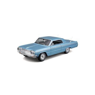 Auto Chevrolet Impala 1964 Maisto a Escala 1:24 color azul