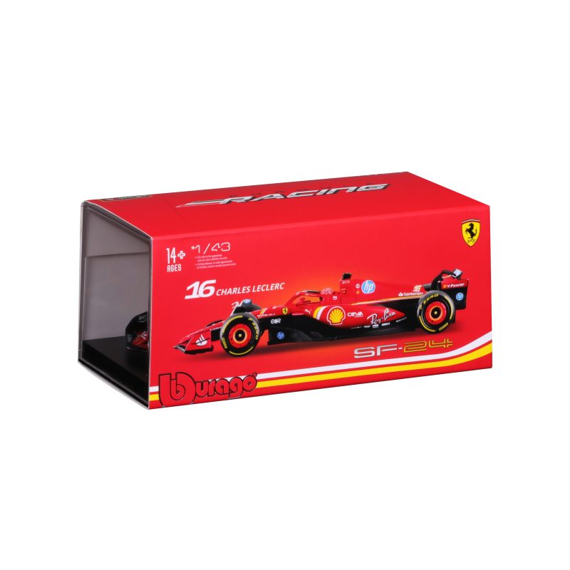 Burago Auto F1 1:43 Sfr Ferrari Sf-24 2024 #16 Leclerc - Image 13