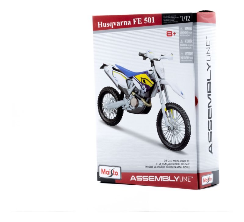 Maisto Moto Husqvarna Fe 501 A Escala 1:12 Assembly Line_0