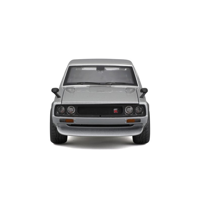 Auto Nissan Skyline 2000gt-r 1973 Assembly Line a Escala 1:24 color gris silver - Image 5