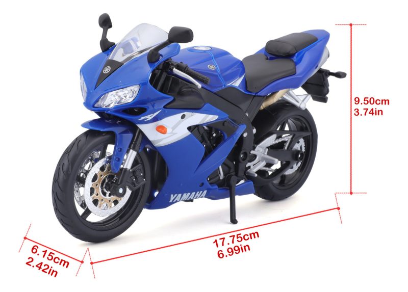 Maisto Motocicleta Mc Yamaha Yzf-r1 2021 A Escala 1:12_6