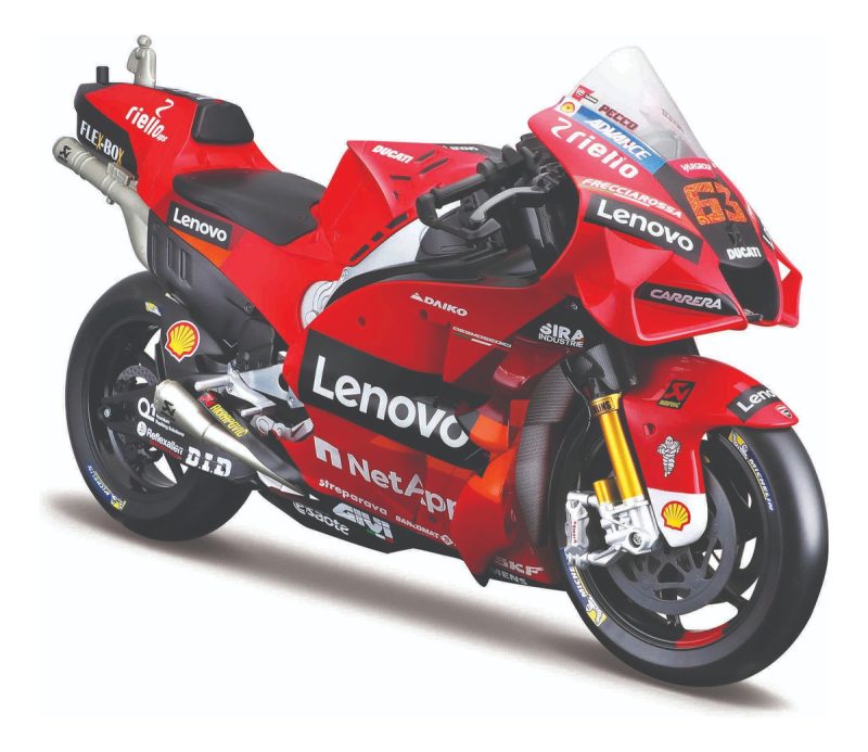 Motocicleta A Escala 1:6 Ducati Lenovo Team 2022 Maisto_9491161