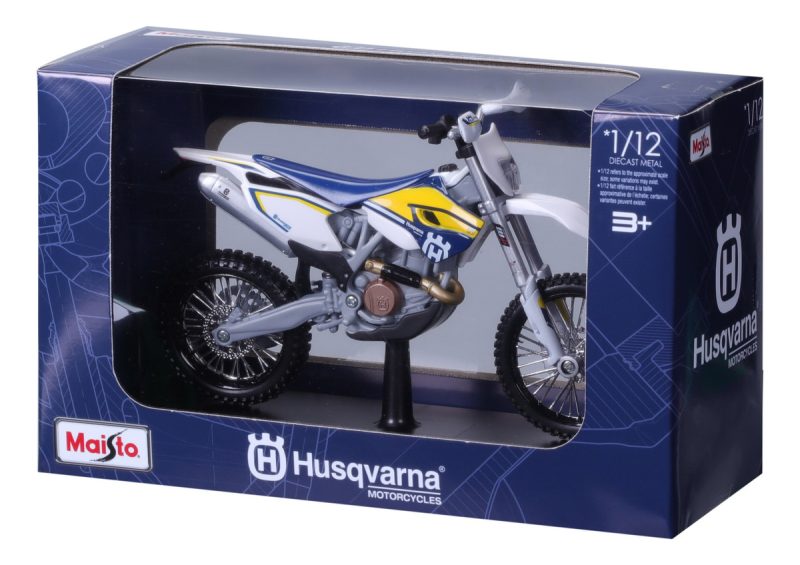 Maisto Husqvarna Fe 501 W/std. A Escala 1:12 Coleccionable_6