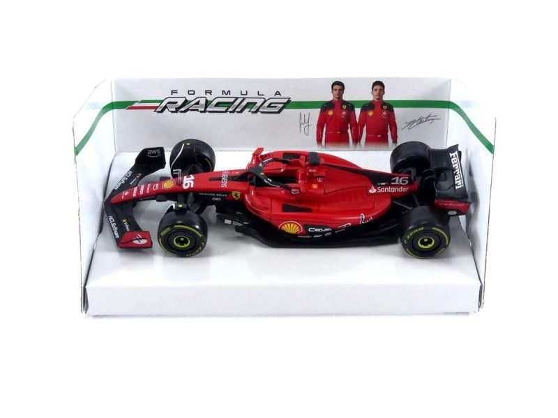 MAISTO BBURAGO Auto F1 esc 1:43 2023 Ferrari Charles Leclerc_0