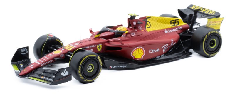 Burago Ferrari Sf-75 F1 #55 C. Sainz 2022 A Escala 1:24_0