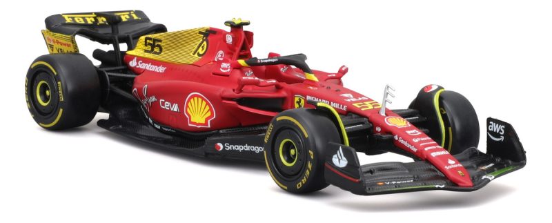 Miniatura Ferrari F1-75 Monza #55 Carlos Sainz 2022 1/43_4