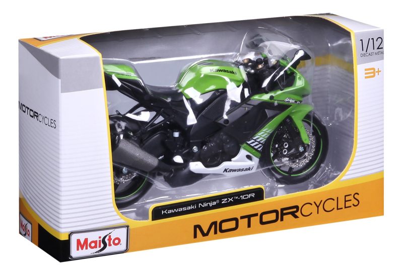 Maisto Motocicleta Mc Kawasaki Ninja Zx 10r A Escala 1:12_7