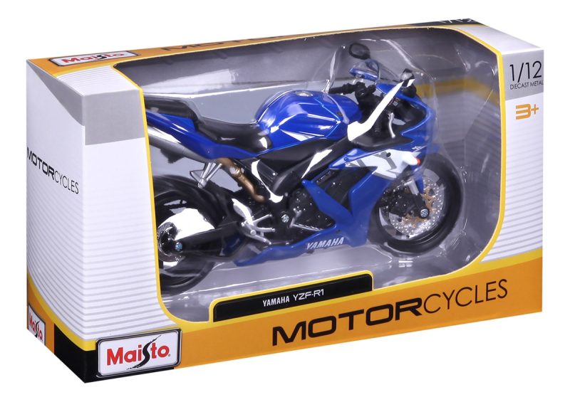 Maisto Motocicleta Mc Yamaha Yzf-r1 2021 A Escala 1:12_7