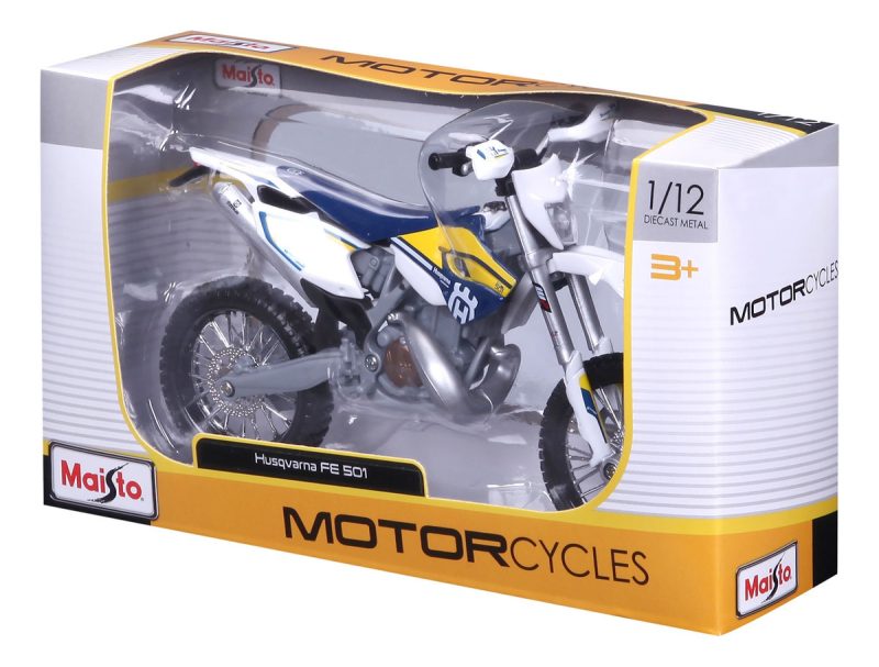 Maisto Motocicleta Husqvarna Fe 501 A Escala 1:12_5