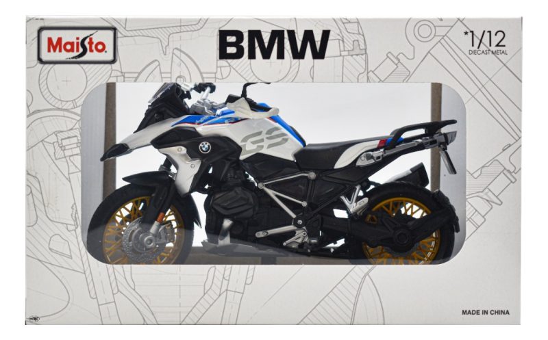 Maisto Motocicleta Bmw R1250 Gs W/std. A Escala 1:12 Mc Se_3