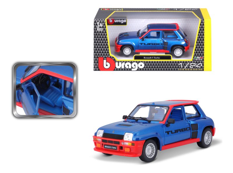 Burago Miniatura Auto Renault 5 Turbo (1982) A Escala 1:24_2