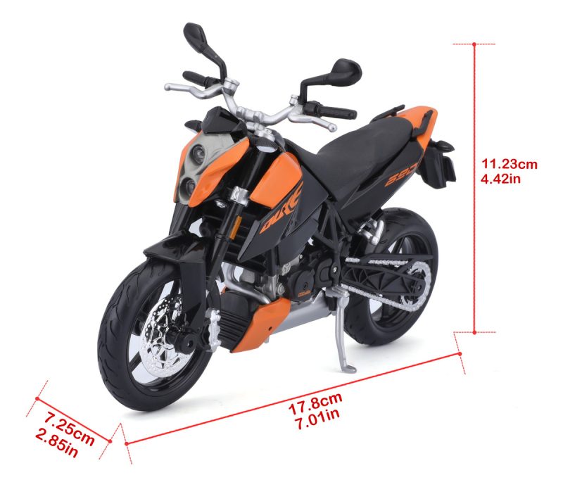 Maisto Motocicleta Mc Ktm 690 Duke A Escala 1:12_6