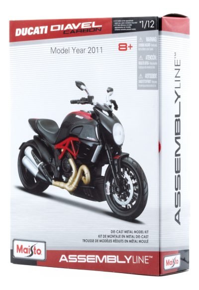 Maisto Moto Assembly Line Ducati Diavel Carbon A Escala 1:12_0