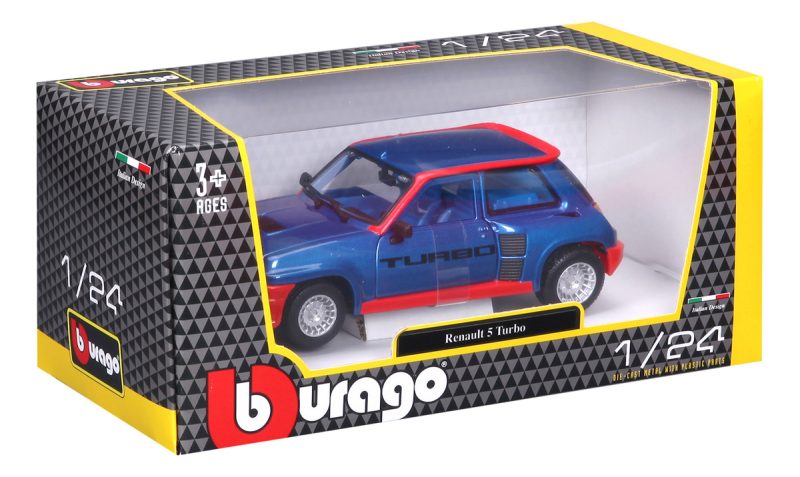 Burago Miniatura Auto Renault 5 Turbo (1982) A Escala 1:24_9