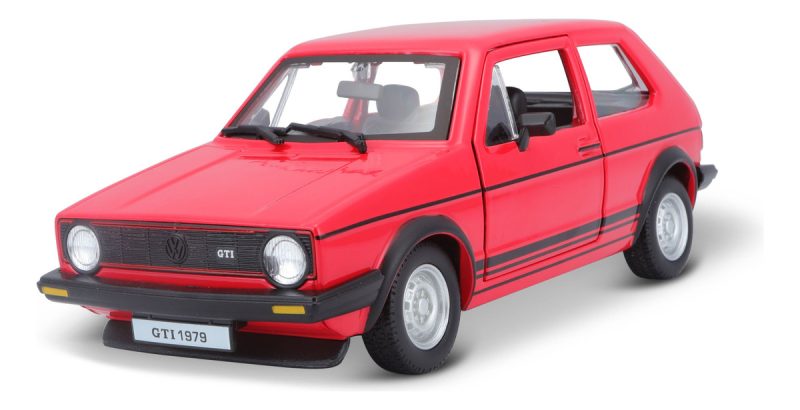 Burago Auto Volkswagen Golf Mk1 Gti (1979) A Escala 1:24_0