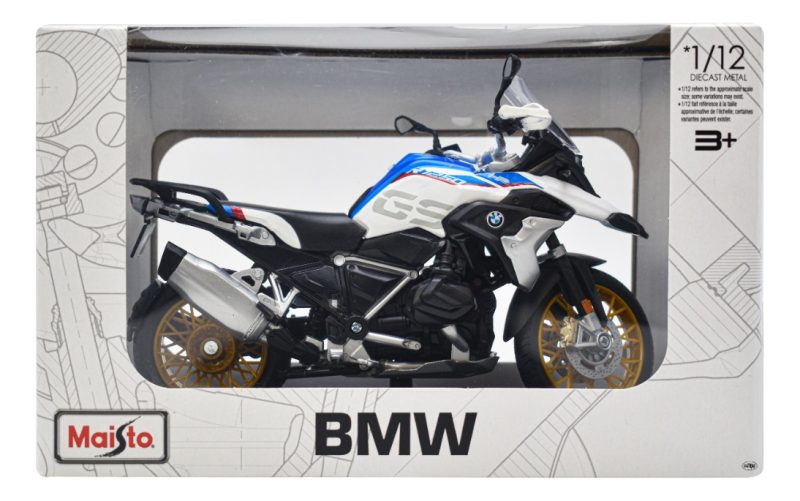 Maisto Motocicleta Bmw R1250 Gs W/std. A Escala 1:12 Mc Se_1