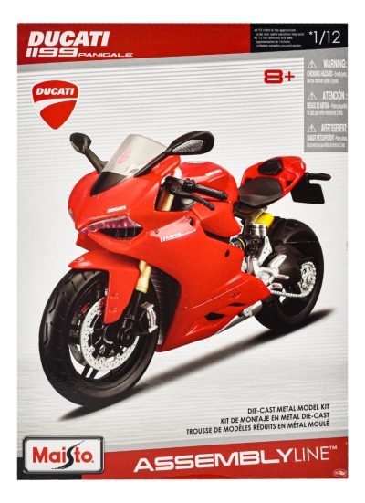 Assembly Motocicleta Ducati 1199 Panigle Escala 1:12 Maisto_0