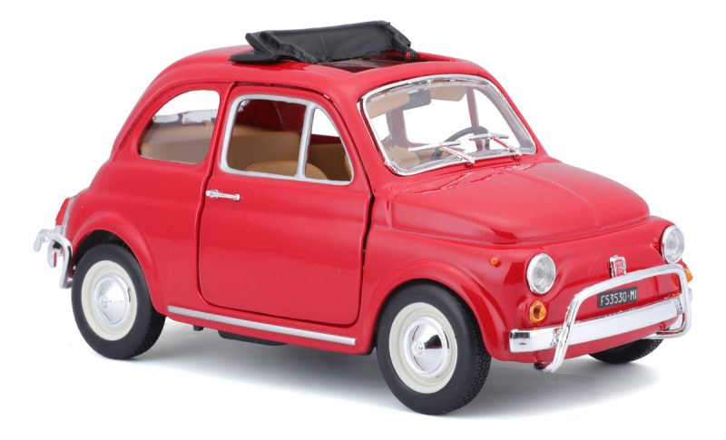 Bburago Auto Miniatura Fiat 500l (1968) A Escala 1:21_1