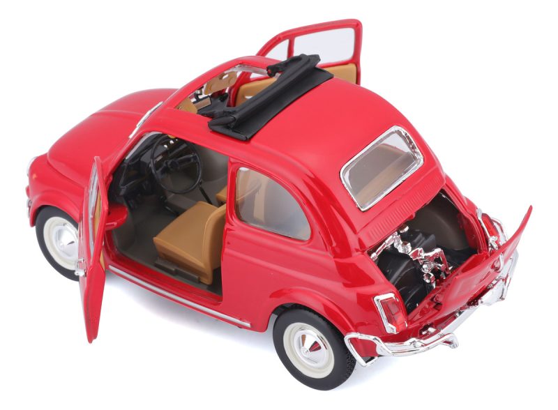 Bburago Auto Miniatura Fiat 500l (1968) A Escala 1:21_2