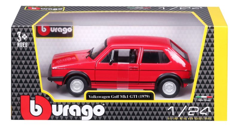 Burago Auto Volkswagen Golf Mk1 Gti (1979) A Escala 1:24_8