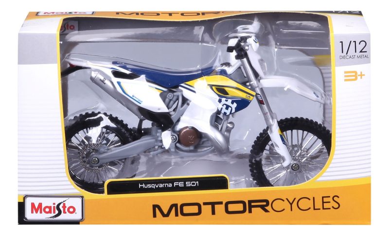 Maisto Motocicleta Husqvarna Fe 501 A Escala 1:12_4