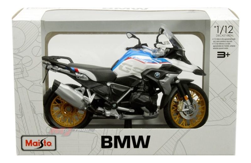 Maisto Motocicleta Bmw R1250 Gs W/std. A Escala 1:12 Mc Se_4