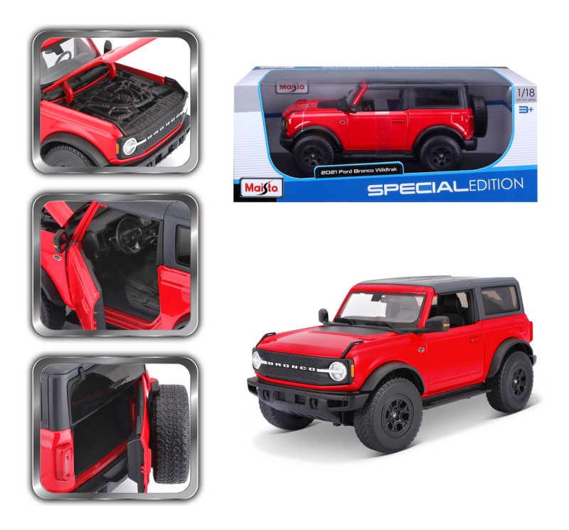 Maisto Camioneta Ford Bronco Wildtrak A Escala 1:18_6