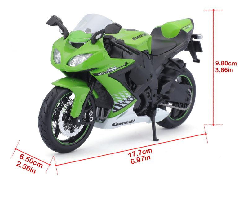 Maisto Motocicleta Mc Kawasaki Ninja Zx 10r A Escala 1:12_5