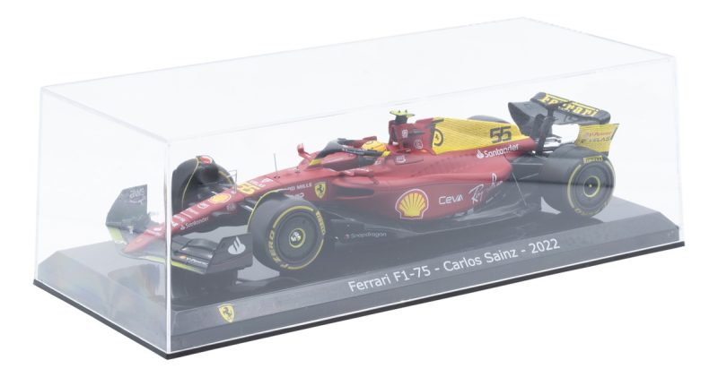 Burago Ferrari Sf-75 F1 #55 C. Sainz 2022 A Escala 1:24_7