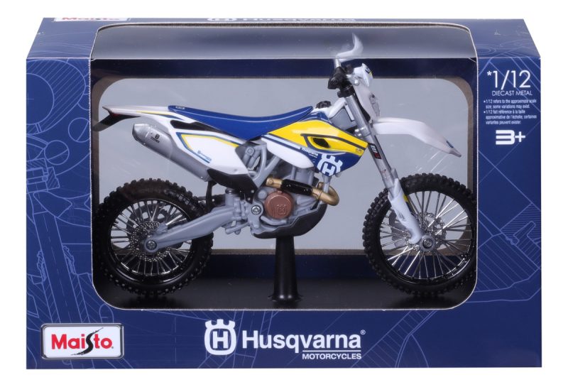 Maisto Husqvarna Fe 501 W/std. A Escala 1:12 Coleccionable_7