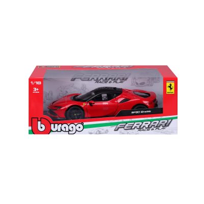 Bburago 1:18 R&P SF90 Stradale, Rojo_0