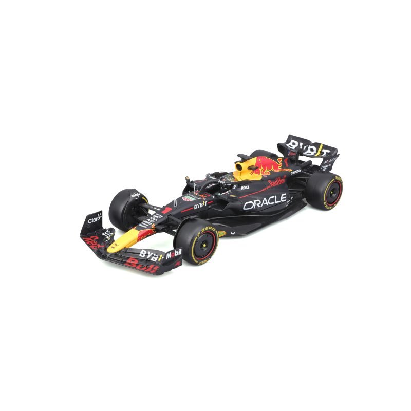 Auto Bburago Oracle Rb19 a Escala 1:24 con Casco - #1 Max Verstappen