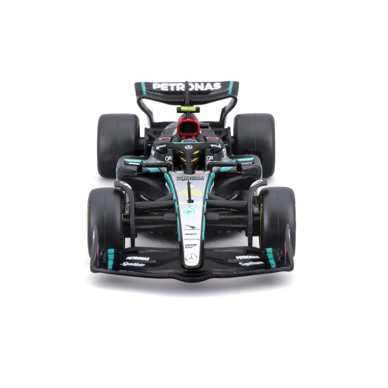 Auto Bburago F1 Race Mercedes Amg F1 W15 a Escala 1:43 con Casco - Hamilton #44 - Image 4