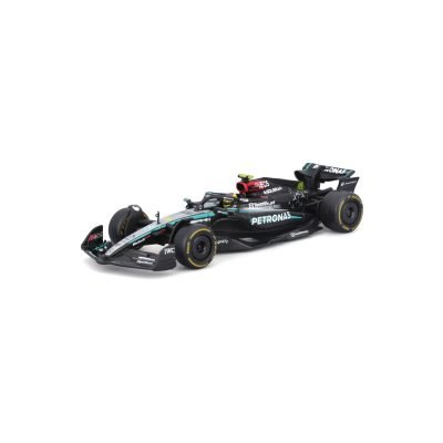 Auto Bburago F1 Race Mercedes Amg F1 W15 a Escala 1:43 con Casco - Hamilton #44