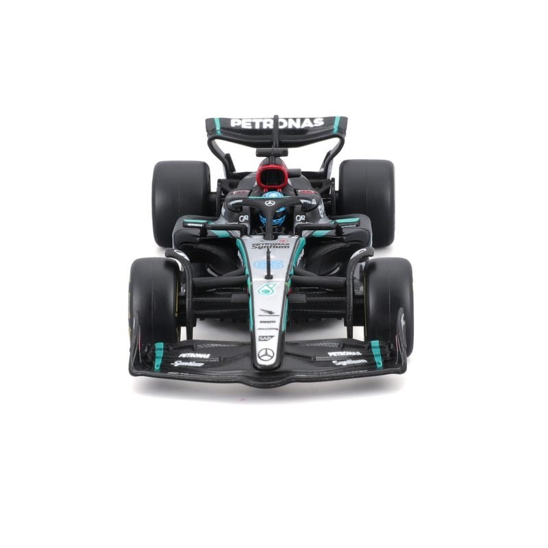 Auto Bburago F1 Race Mercedes W15 2024 a Escala 1:43 con Casco - Russell #63 - Image 3