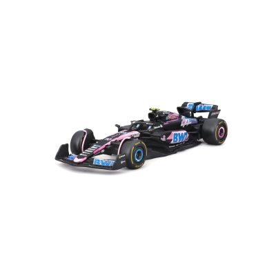 Auto Bburago F1 Bwt Alpine A524 2024 a Escala 1:43 con Casco - Gasly #10