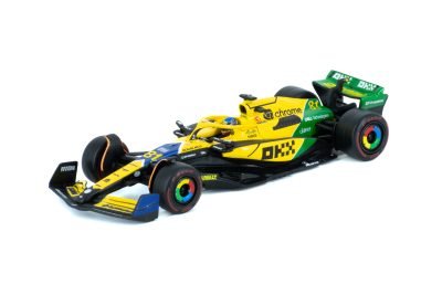 Auto Burago F1 Mclaren Mcl38 Ediciòn Monaco a Escala 1:43 con Casco - #81 Piastri