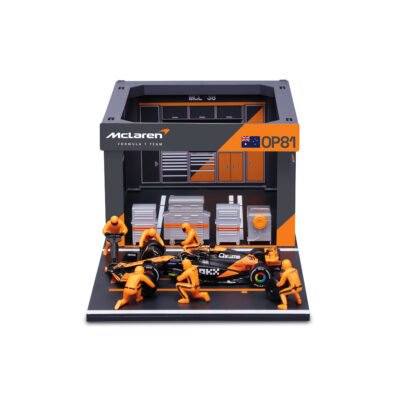 Pit Pass con Auto Race Mclaren Mcl38 2024 Piastri #81