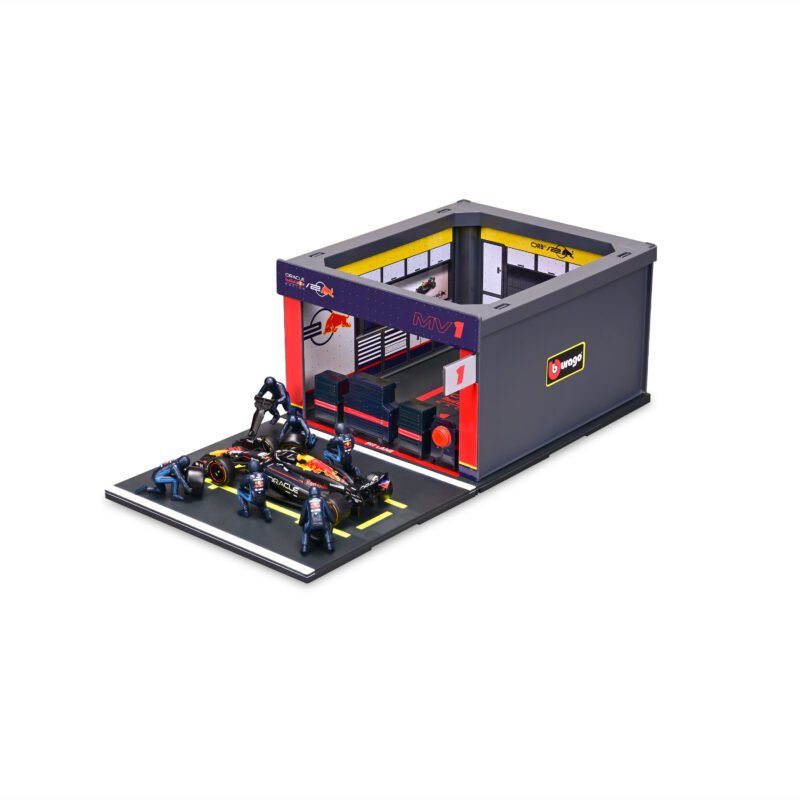 Pit Pass con Auto Race Oracle Red Bull RB20 2024 Max Verstappen #1 - Image 2