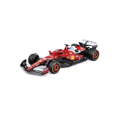 Race Ferrari Sf-25 Plástico Escala 1:24 Leclerc #16