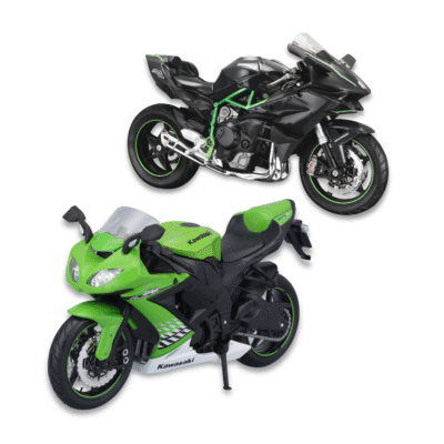Paquete de motos Kawasaki Ninja H2 R y Kawasaki Ninja ZX-10R a escala 1:12