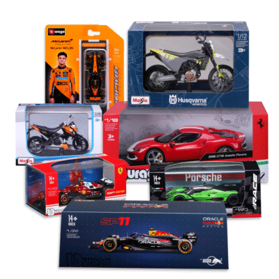 Collector Pack Set de Colección Premium de Autos y Motos Multi-Escala